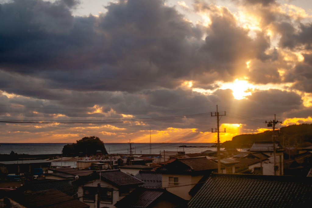 深浦夕阳