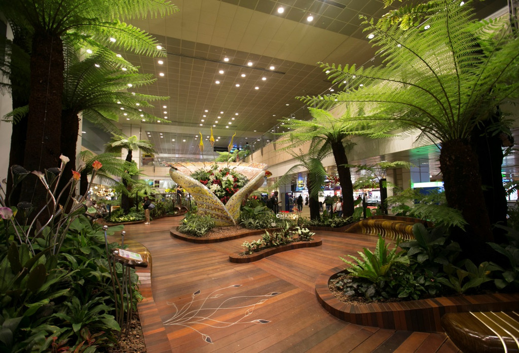 新加坡樟宜机场—— 都市里的爱丽丝梦游仙境礼记