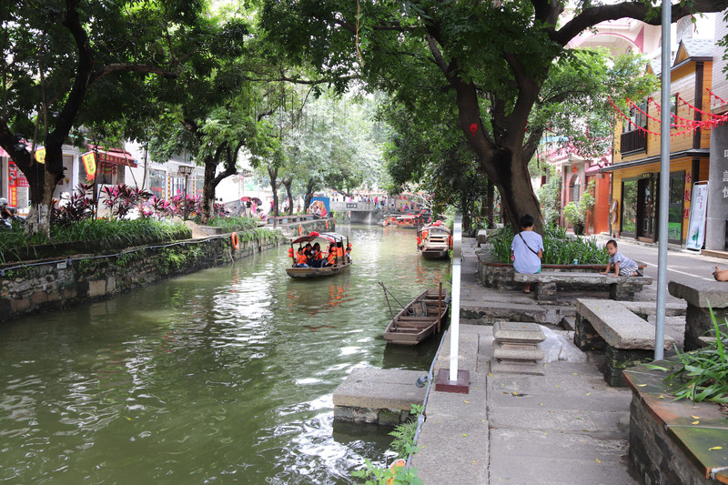 佛山顺德逢简水乡与顺峰山公园