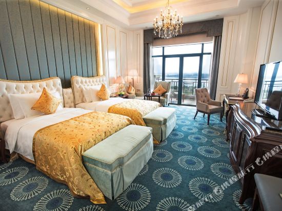 天津东丽湖恒大温泉酒店1晚+2 大1 小早餐+温