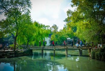 苏州拙政园+寒山寺+山塘街+姑苏水上游纯玩一日游【游苏州，逛苏州园林，看人间天堂】